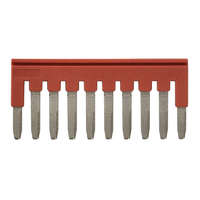 Гребенка XW5SP2510RD для клемм XW5 Push-in Plus 2.5кв.мм 10п 800В 24А красн. Omron 670044