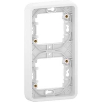 Рамка двухпостовая MUREVA S, вертикальная, белый, IP55 - MUR39151 Schneider Electric