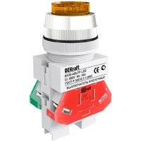 Выключатель кнопочный ВK-30 ABLF диам. 30мм желтый 220В - 25045DEK Schneider Electric