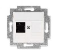 Розетка информационная RJ45 Levit CAT.5e с заглушкой жемчуж. ABB 2CHH295117A6068