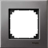 РАМКА МЕТАЛ.1-МЕСТНАЯ СЕРЫЙ РОДИЙ | MTN403114 Schneider Electric