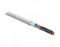 Кабель витая пара, экранированная F/UTP, категория 3, 25 пар (24 AWG), одножильный (solid), экран - фольга, LSZH нг(C)-HF, –20°C +60°C, серый Hyperline 46165