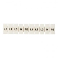 Маркеры для JXB-ST 2,5 с символами "L1, L2, L3, N, PE" (10 шт.) EKF PROxima | zb-st-2.5-L-1-3