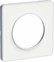 Рамка 1-м Odace бел. SchE S52P802 Schneider Electric