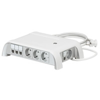 Розеточный блок 7x2К+З Н.Ст.+Ком. 7 Портов | 653575 Legrand