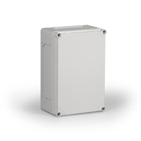 Cubo C 200 x 300 132 мм, выбивные фланцы, серая крышка, PC, IP 66/67 - CPCF203013G Ensto