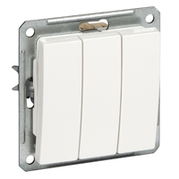 Механизм выключателя 3-кл. СП W59 16А IP20 мат. хром SchE VS0516-351-5-86 Schneider Electric