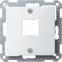 Центральная плата для розетки RJ11/RJ45 1 пост белый - MTN291519 Schneider Electric
