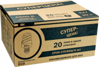 Лампа энергосберегающая КЛЛ 20Вт Е27 840 спираль КЭЛP-FS ЖКХПАК 20 шт ECOLIGHT | LLEP25-27-020-4000-T3-S20 IEK (ИЭК)
