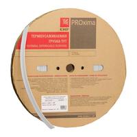 Термоусаживаемая трубка ТУТ нг 60/30 белая рулон PROxima | tut-60-w EKF