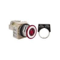 КНОПКА С ПОДСВ.,ГРИБ,110В,1С/О, 10А,BA9S | 9001KR9P1RH13 Schneider Electric