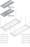 Фланец кабельный на 28 вводов,214х90 | EV0114 ABB