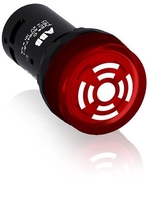 Зуммер CB1-611R с пульсирующим сигналом, подсветкой, красный, 110-130 В AC|1SFA619600R6111| ABB