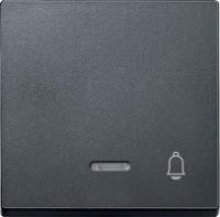Клавиша с окошком для светоиндикатора ЗВОНОК антрацит - MTN430814 Schneider Electric
