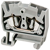 МИНИ КЛЕММНИК ПРУЖ,15MM DIN,ПРОХОД, 2ТЧК, 2,5ММ2,СИНИЙ | NSYTRR22MBL Schneider Electric