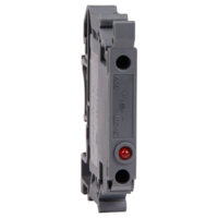 Клемма для предохранителей с индикатором OptiClip TB 4 HESILED 60В (5х20) 6.3А (0.5-6) черн. КЭАЗ 249886 (Курский электроаппаратный завод)