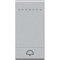 Клавиша "Звонок" размер 1мод. LivingLight алюм. Leg BTC NT4915DN Legrand