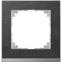 Рамка 1-м M-Pure Decor сланец/алюм. SchE MTN4010-3669 Schneider Electric