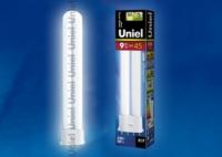 Лампа люминесцентная компакт. ESL-PL 9Вт 2G7 1U 4000К Uniel 06000