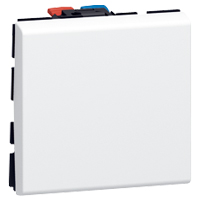 Выключатель 1-кл. 2мод. СП Mosaic 10А IP31 250В 10AX механизм бел. Leg 077010 Legrand