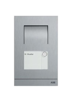 Станция вызова, аудио, одноклавишная, сталь | M21011P1-S ABB