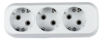 Колодка УЗ-3-GRAND трехместная с заземлением 5130 | 4690612000480 IN HOME