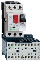 Пускатель реверсивный 1.6А-2.5А 24В DC SchE GV2ME07K2BW3 Schneider Electric