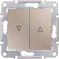 Выключатель СП Sedna для жалюзи мех. блок титан SchE SDN1300368 Schneider Electric