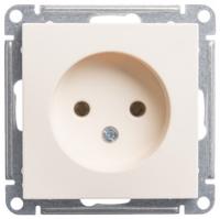 Розетка 1-м СП W59 16А IP20 без заземл. защ. шторок механизм сл. кость SchE RS16-153-2-86 Schneider Electric