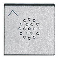 Клавиша двойная кнопки со стр. LivingLight алюм. Leg BTC NT4916DPA Legrand