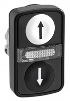 ГОЛОВКА КНОПКИ ДВОЙНАЯ С МАРКИРОВК + LED ZB4BW7A17247 | Schneider Electric