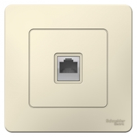 Розетка телефонная 1-м СП Blanca RJ11 молочн. SchE BLNIS011002 Schneider Electric