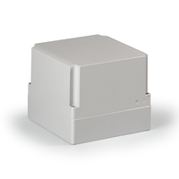 Cubo S 175 x 150 мм, 50 мм основание, глухая стенка, серая крышка, PC, IP 66/67 - SPCP181815G Ensto