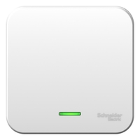 Выключатель 1-кл. ОП Blanca 6А IP20 (сх. 1) 250В с подсветкой бел. SchE BLNVA061101 Schneider Electric