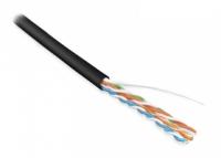 Кабель UUTP4-C5E-S24-IN-PVC-BK-305 витая пара U/UTP кат. 5e 4 пары (24 AWG) ож (solid) PVC (-20град.C - +75град.C) черн. (уп.305м) Hyperline 42015