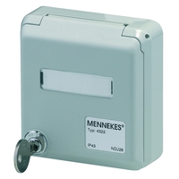Корпус для установки информационной розетки IP44 Mennekes 4372