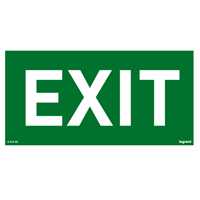 Самоклеящаяся информационная табличка 100х200 мм "EXIT" | 661680 Legrand