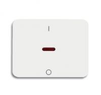 Клавиша с маркировкой белый глянцевый ALPHA ABB