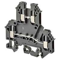 Клемма винтовая XW5TS25112 2.5кв.мм 1п 2-х рядная 800В 24А черн. Omron 669326