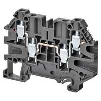 Клемма винтовая XW5TS40221 4.0кв.мм 3п 2-х рядная 800В 32А черн. Omron 669281