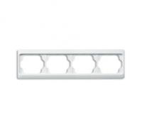 Рамка 4-м Alpha exclusive горизонт. бел. глянцевый ABB 1754-0-4155