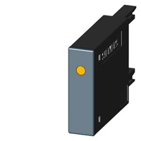 Ограничитель перенапряжения со светодиодом DC 24-70V для вспомогательных контакторов и коммутации электродвигателей типоразмер S00 Siemens 3RT2916-1LM00