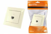 Розетка компьютерная RJ45 сл. кость "Лама" | SQ1815-0116 TDM ELECTRIC