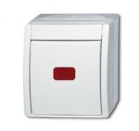 Переключатель контрольный IP44 для открытого монтажа ocean белый - 2CKA001085A1622 ABB