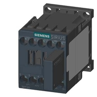 Контактор вспомогательный 3п AC-3 4кВт/400В 1НО 24В DC 0.7-1.25 диодная сборка типоразмер S00 винтовые зажимы Siemens 3RT2016-1QB41