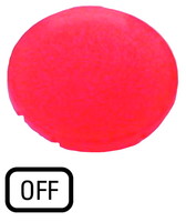 Линза в кнопки M22-XDL-R-GB5 с подсветкой плоская "OFF" красн. EATON 218334
