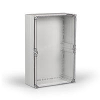 Корпус Cubo O 400 x 600 185 мм, глухая стенка, прозрачная крышка, PC, IP 66/67, вкл. рамная вставка - OPCP406018T Ensto