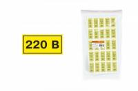 Символ "220В" 15х50мм | SQ0817-0009 TDM ELECTRIC