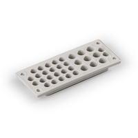 Фланец мембранный Cubo C размер F2, для 9 x 18 + 24 14 мм, без уплотнителя, TPE - F2163 Ensto