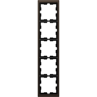 Рамка 5-м Merten D-Life SD мокко SchE MTN4050-6552 Schneider Electric